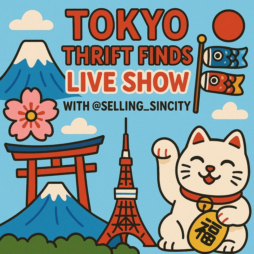 See You Tomorrow, 9/24 @ 5pm Pst! Tokyo Thrift Finds Live!